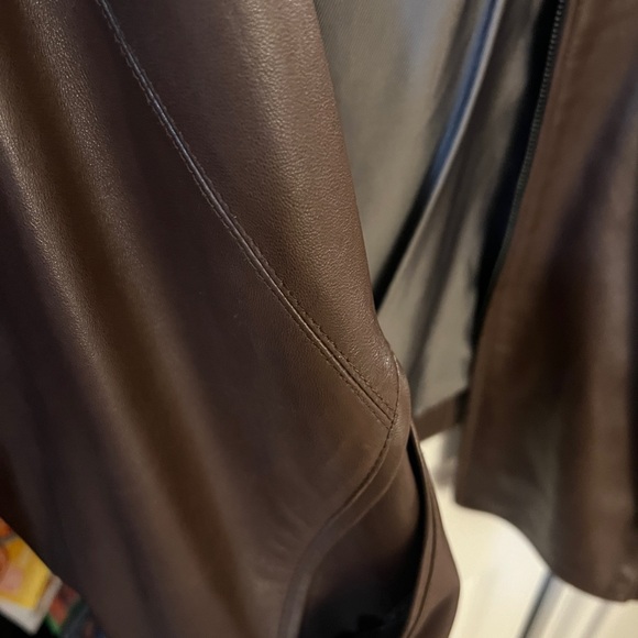 Pelle Pelle Men's Dark Brown Leather Jacket - Picture 5 of 8